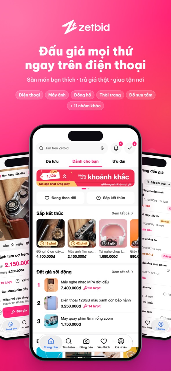Trang chủ ứng dụng Zetbid