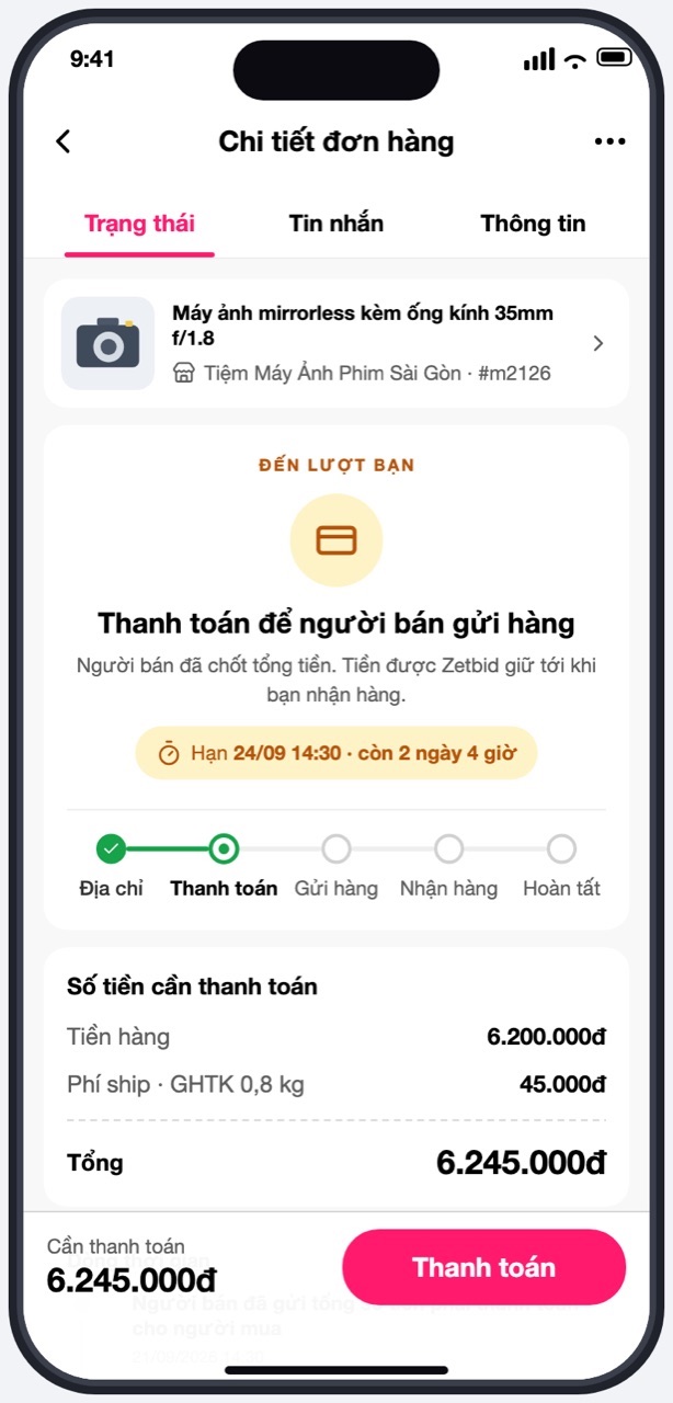 Chi tiết đơn: viên Hạn ... · còn ... ngay trên dải tiến trình