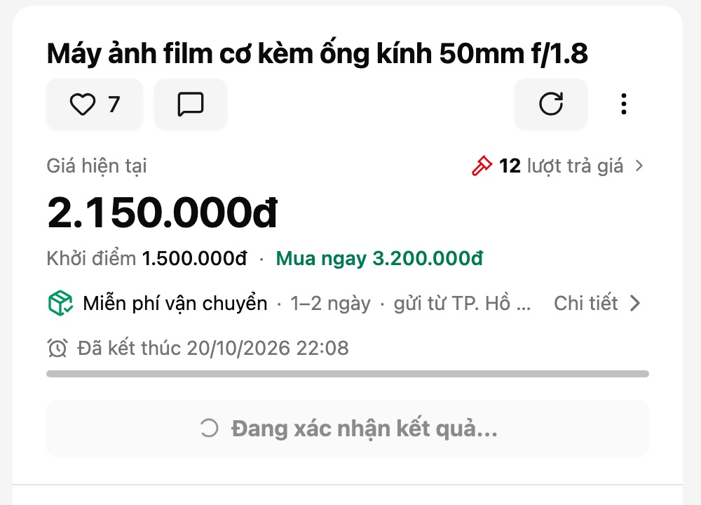 Hết giờ: Đang xác nhận kết quả...