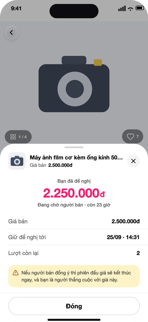Xem đề nghị đang chờ